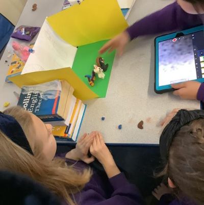 We have been creating stop motion animations as part of our Topic, Urban Influence.