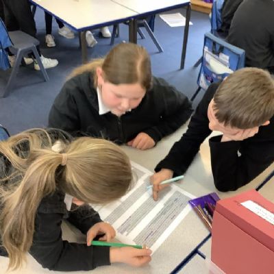 We looked at a WAGOLL to find key features before completing our own writing.