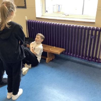To prepare for our writing, we did some drama to develop different ideas.