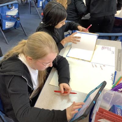 In English, we have been using a thesaurus to develop our vocabulary skills by exploring appropriate synonyms, that we can use effectively, when writing out narrative for our class text: The Rooftoppers.