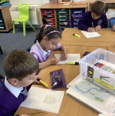 We have been improving our reading comprehension skills in guided reading